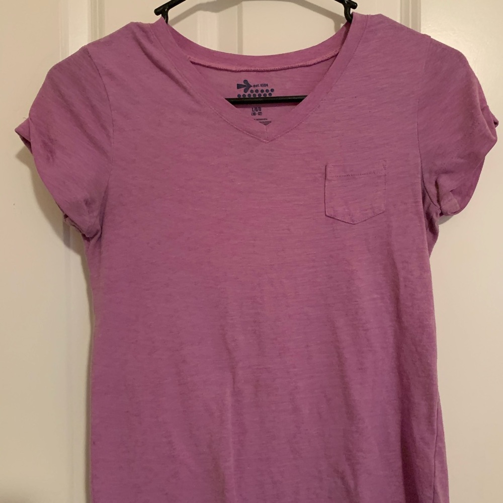 Light purple girls T-shirt size 10/12